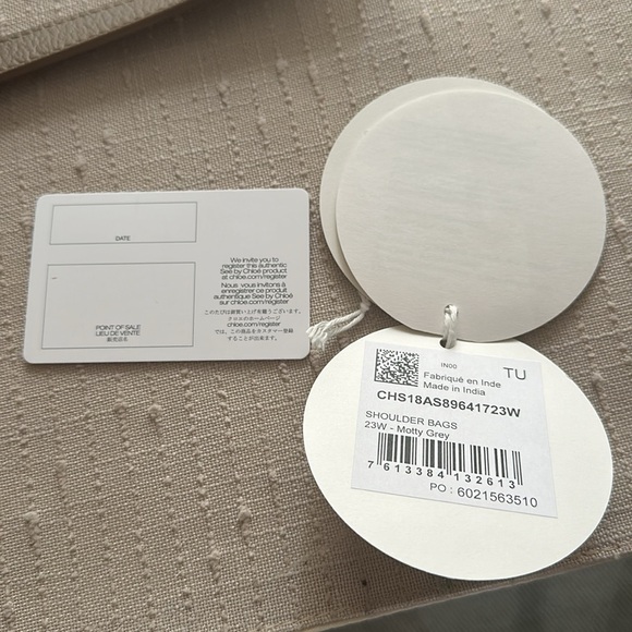 SEE BY CHLOE TAUPE HANA BAG - Picture 8 of 8